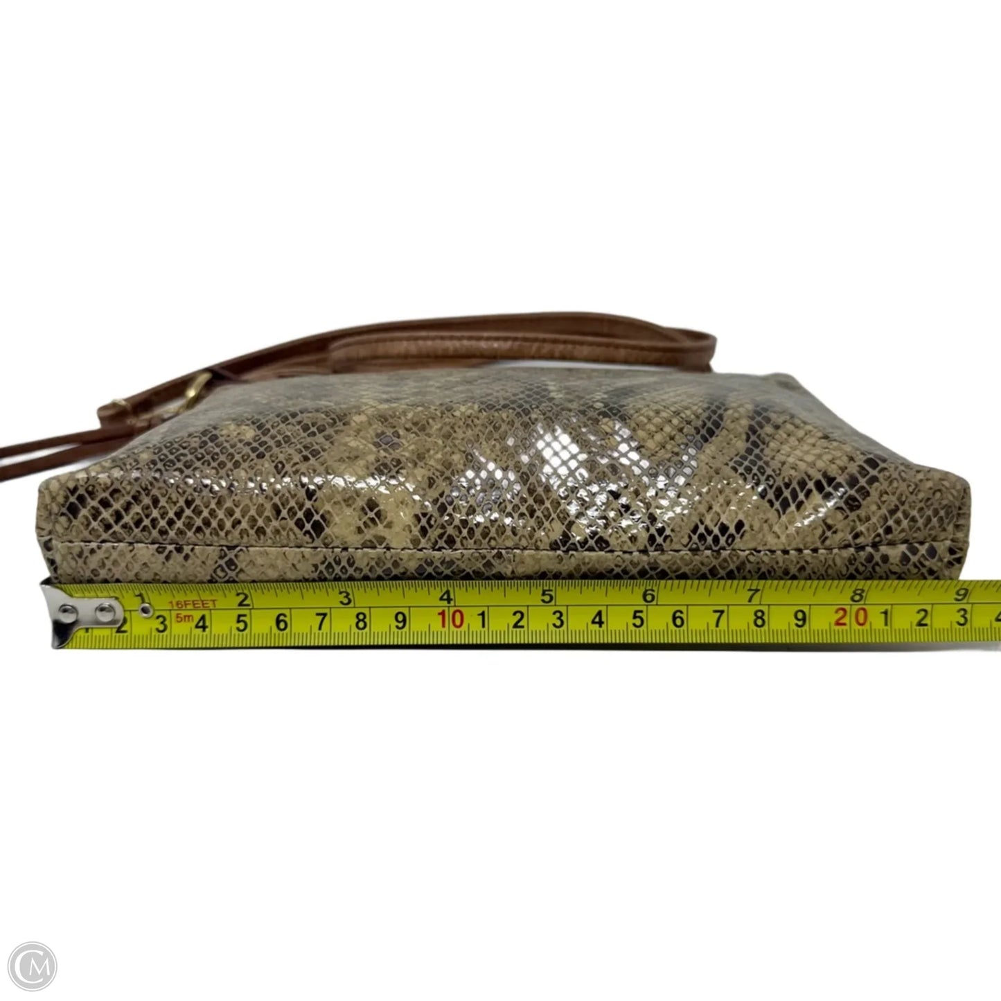 Frame Leopard Print Leather Kiss Lock Clutch By Hobo Intl, Size: Small