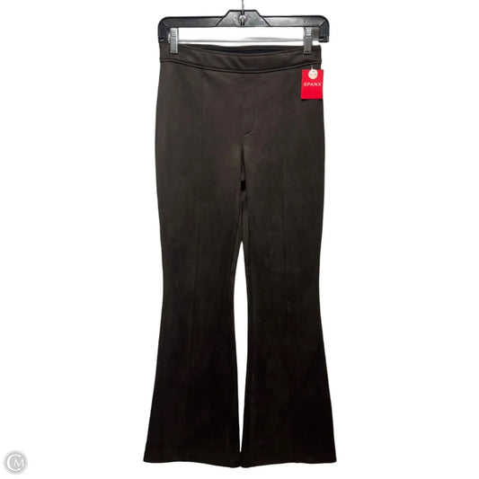 Faux Suede Pants Leggings By Spanx In Brown, Size: Sp