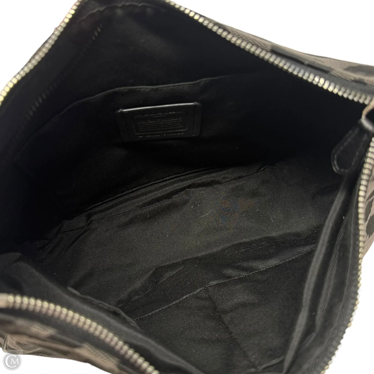 Leopard Jacquard Handbag Designer By Coach, Size: Medium