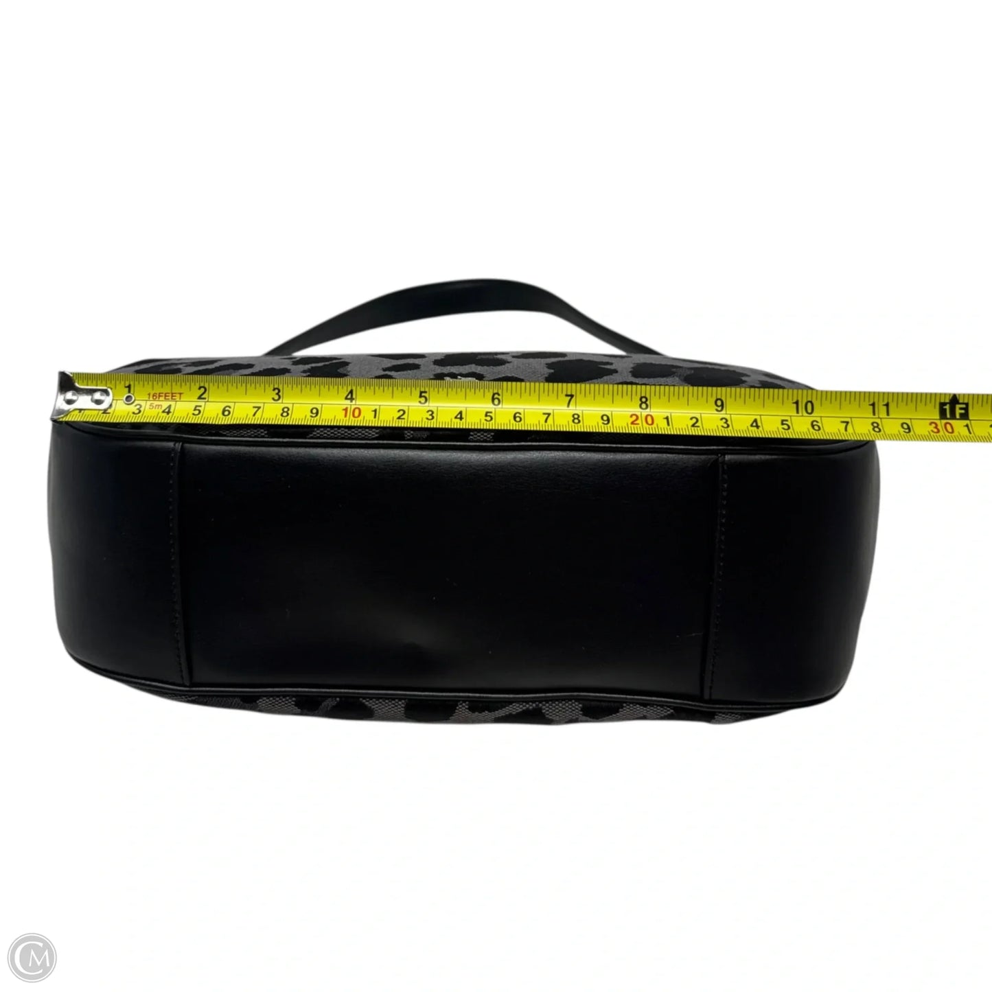 Leopard Jacquard Handbag Designer By Coach, Size: Medium