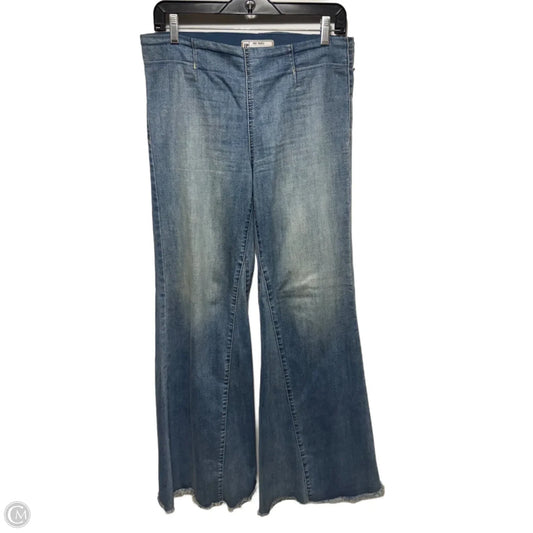 Jeans Flared By Free People In Blue Denim, Size: 28