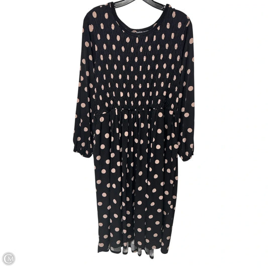 Dress Casual Midi By Torrid In Polkadot Pattern, Size: 2x