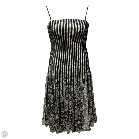 Dress Party Midi By Js Collections In Black & Cream, Size: 8