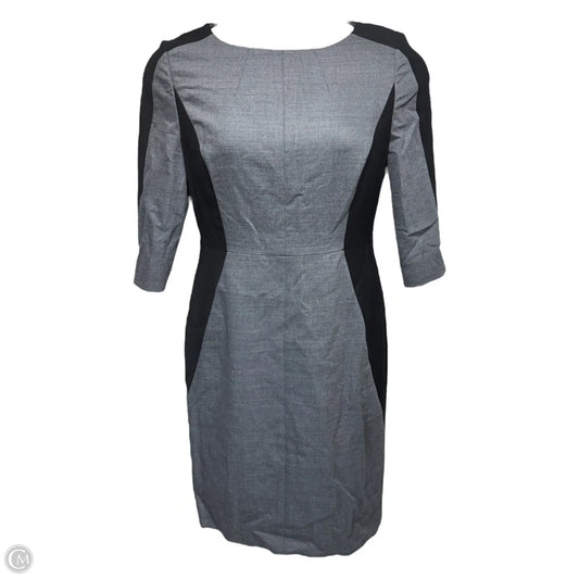Bateau Neck Colorblock Sheath Dress By Classiques Entier In Black & Grey, Size: 10