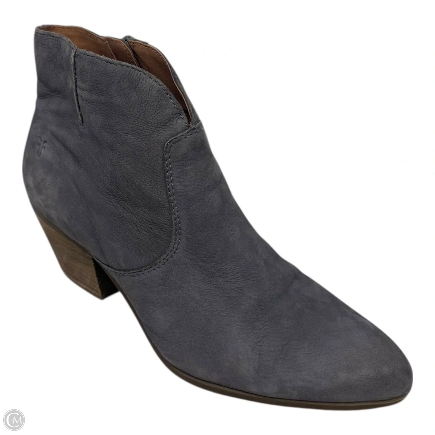 Judith Ankle Boots Designer By Frye In Grey, Size: 10