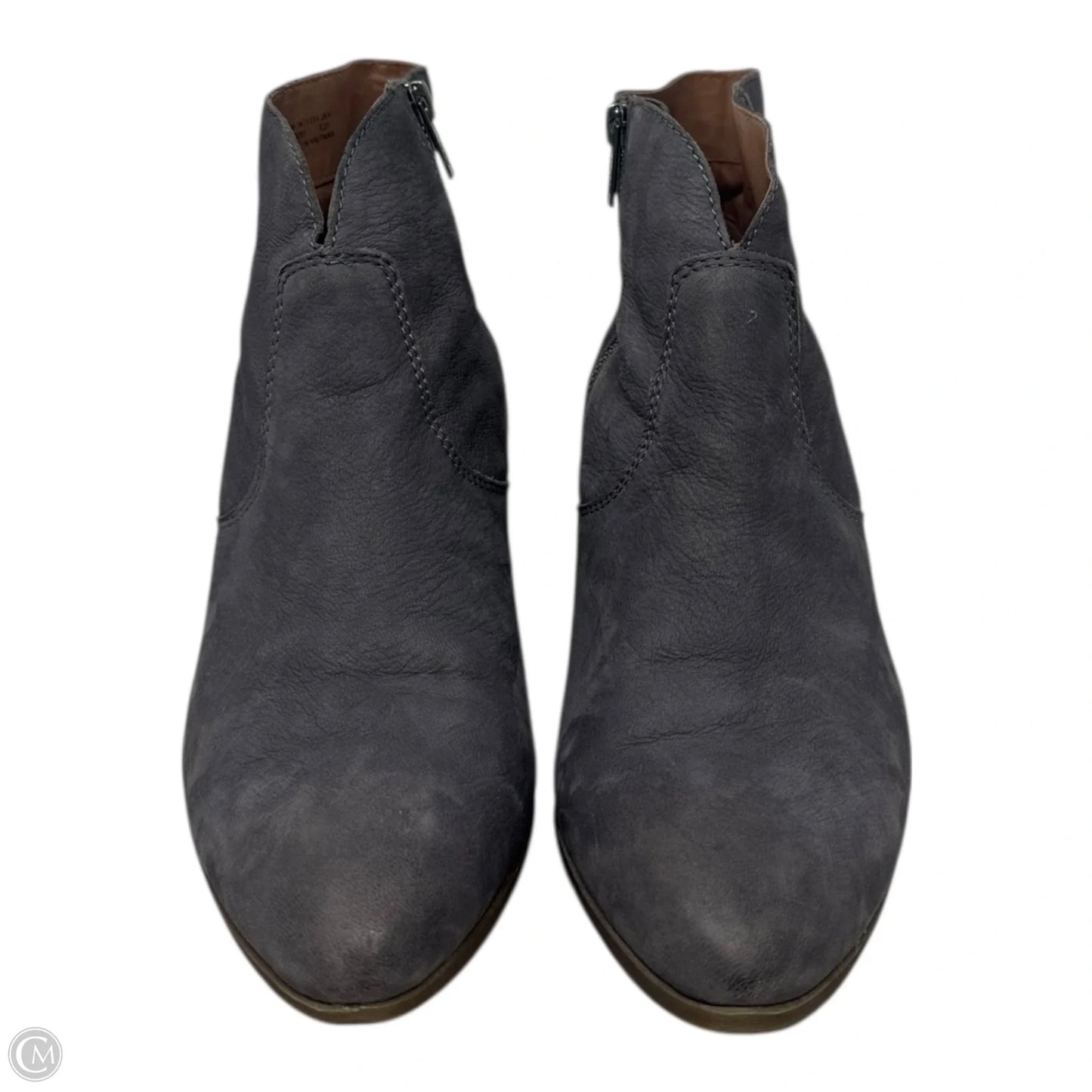 Judith Ankle Boots Designer By Frye In Grey, Size: 10