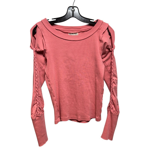 Top Long Sleeve By We The Free In Pink, Size: Xs