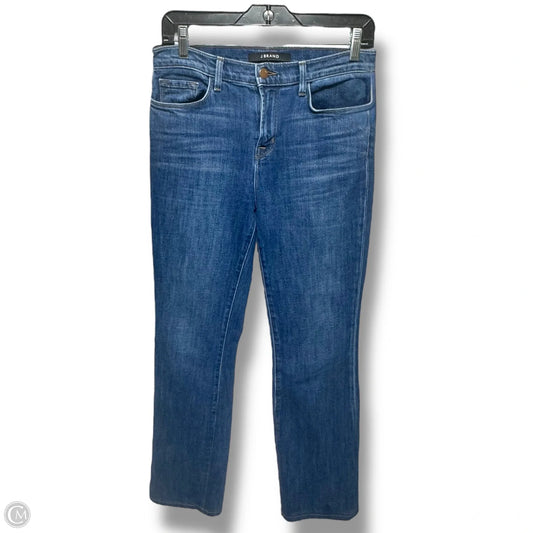 Jeans Boot Cut By J Brand In Blue Denim, Size: 4