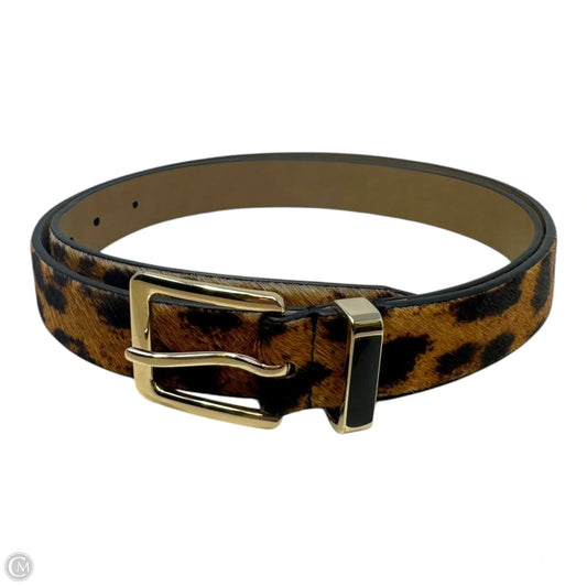 Leopard Belt Leather By Talbots, Size: Large