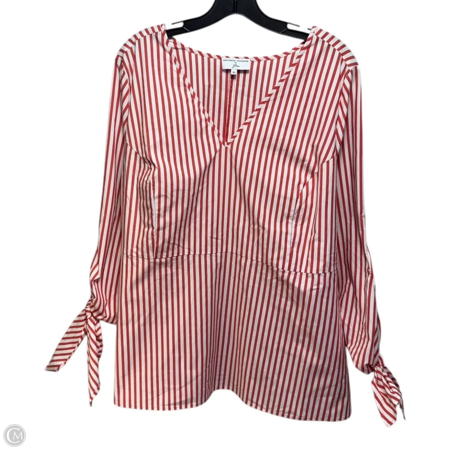 Top Long Sleeve By J. Crew In Striped Pattern, Size: Xl