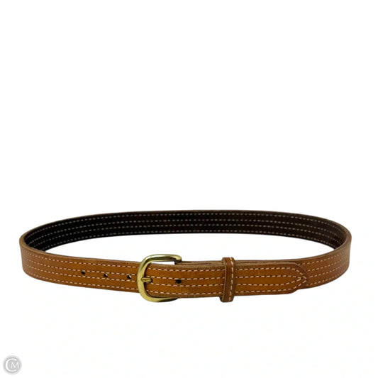 Stitched Think Leather Belt By Taurus, Size: Medium