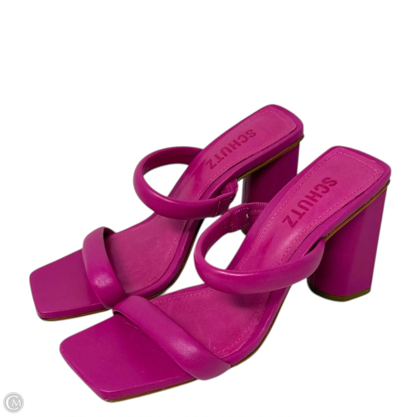Ully Nappa Leather Sandals By Schutz In Pink, Size: 5