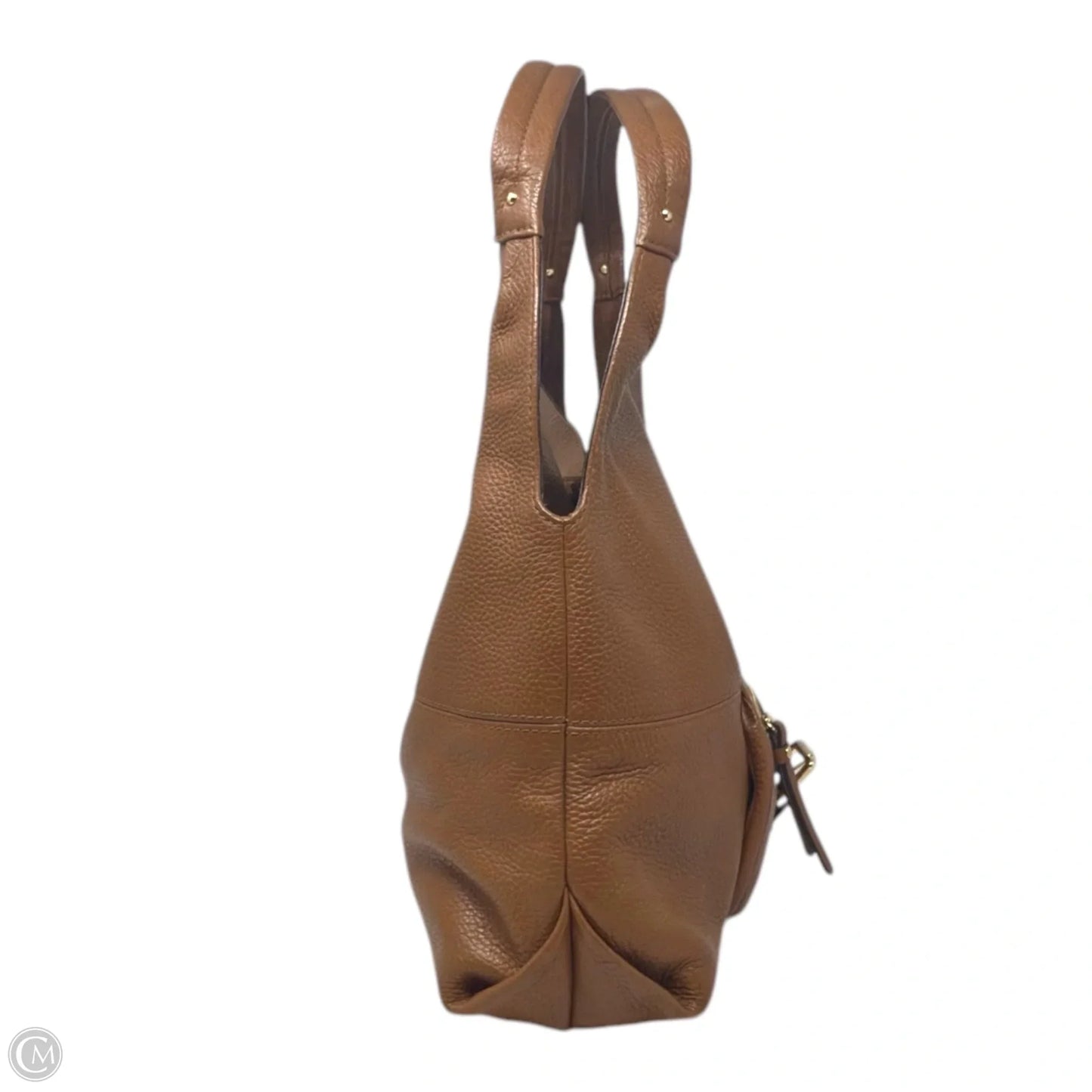 Fulton Leather Hobo Designer By Michael Kors, Size: Medium