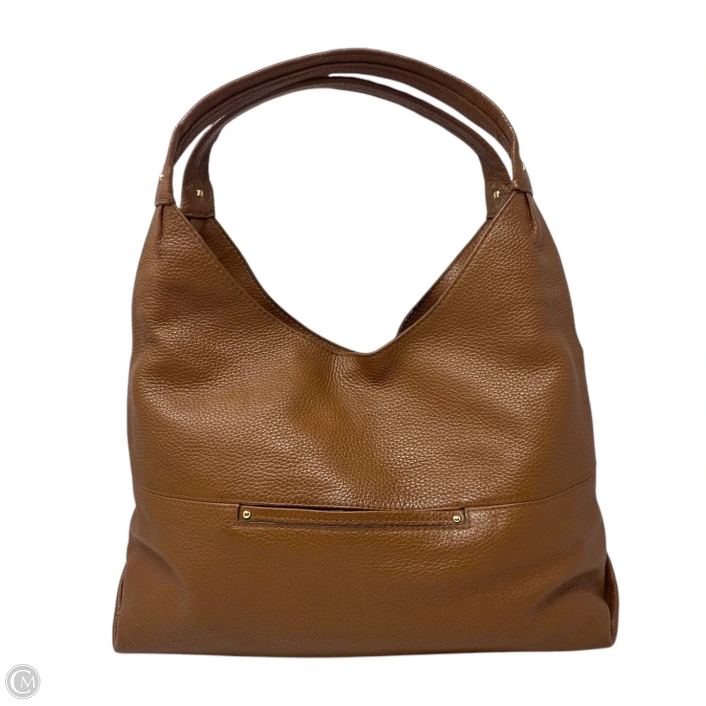 Fulton Leather Hobo Designer By Michael Kors, Size: Medium