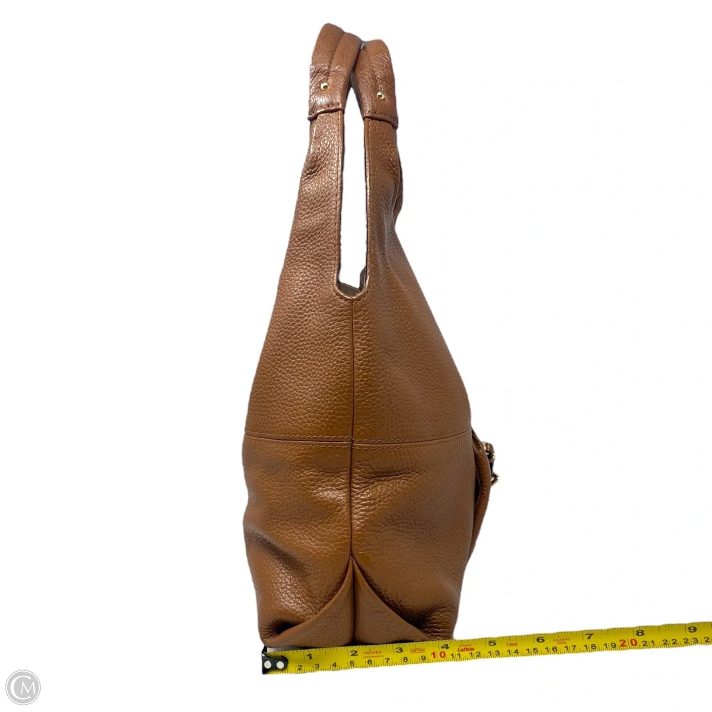Fulton Leather Hobo Designer By Michael Kors, Size: Medium