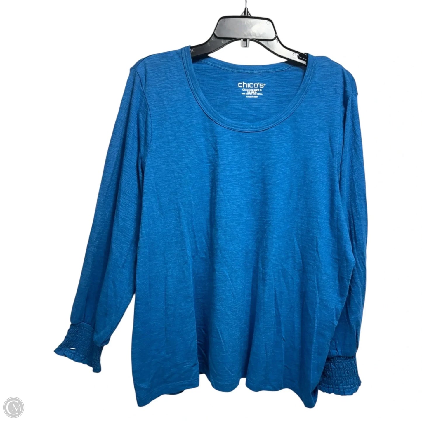 Top Sleeveless By Chicos In Navy, Size: Xl