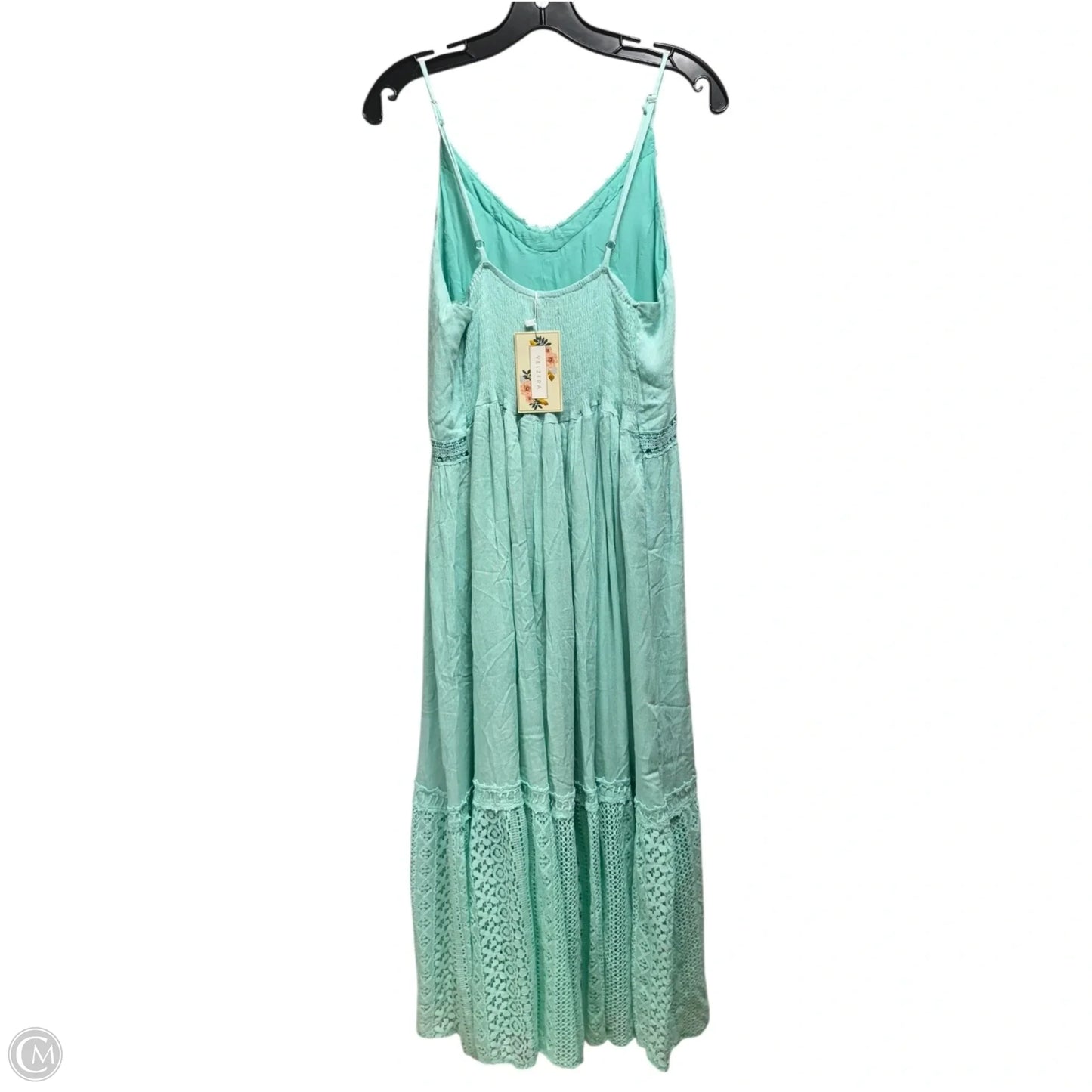 Dress Casual Midi By Velzera In Aqua, Size: 2x