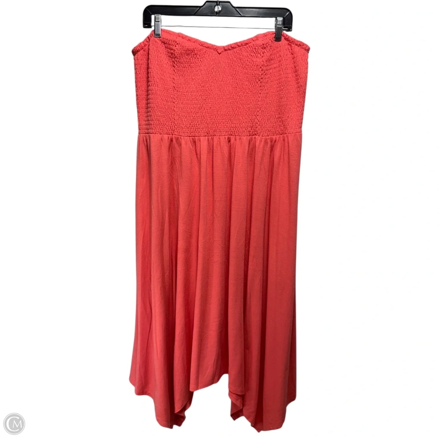 Dress Casual Midi By Torrid In Coral, Size: 3x