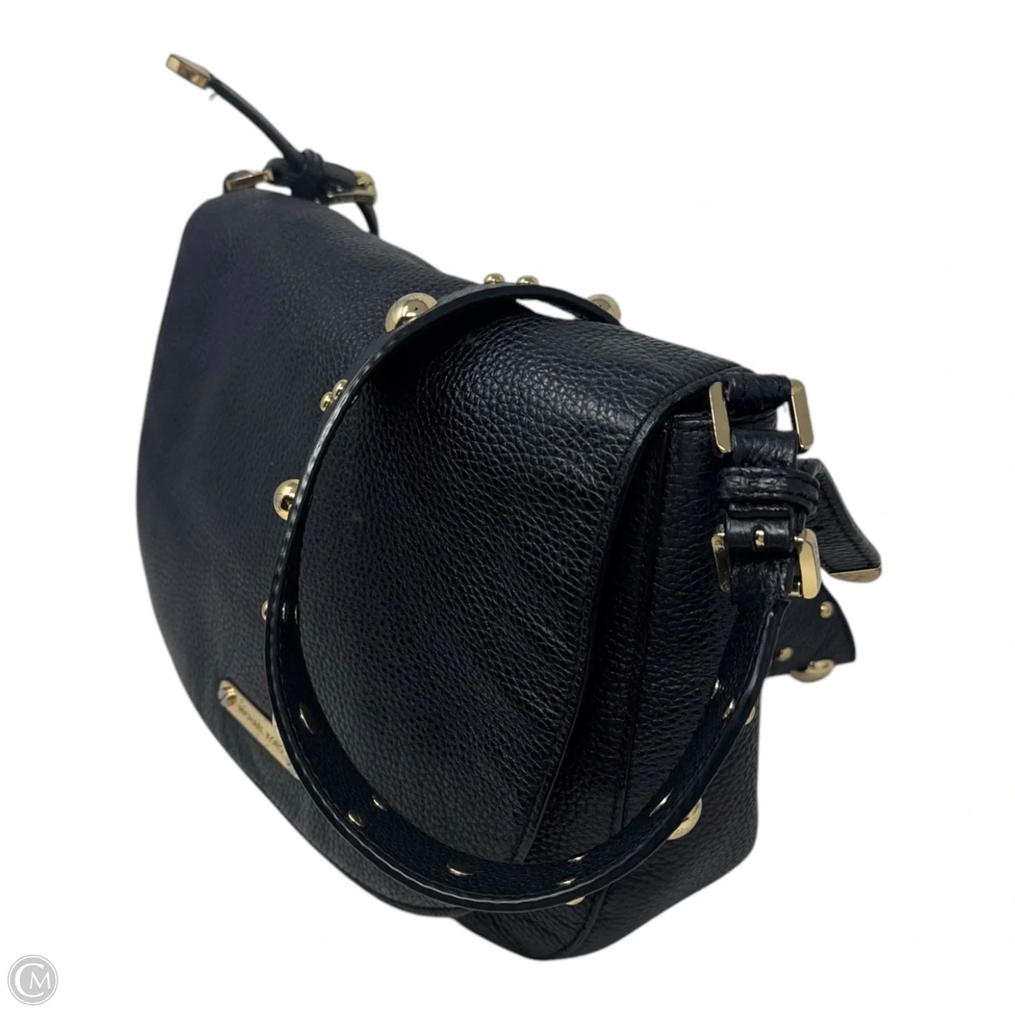 Hayes Studded Messenger Crossbody Designer By Michael Kors, Size: Medium