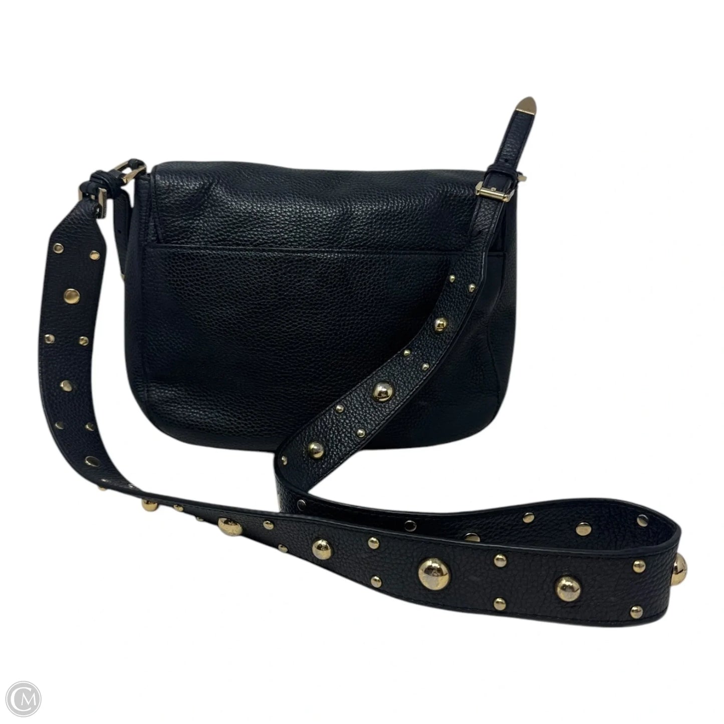 Hayes Studded Messenger Crossbody Designer By Michael Kors, Size: Medium