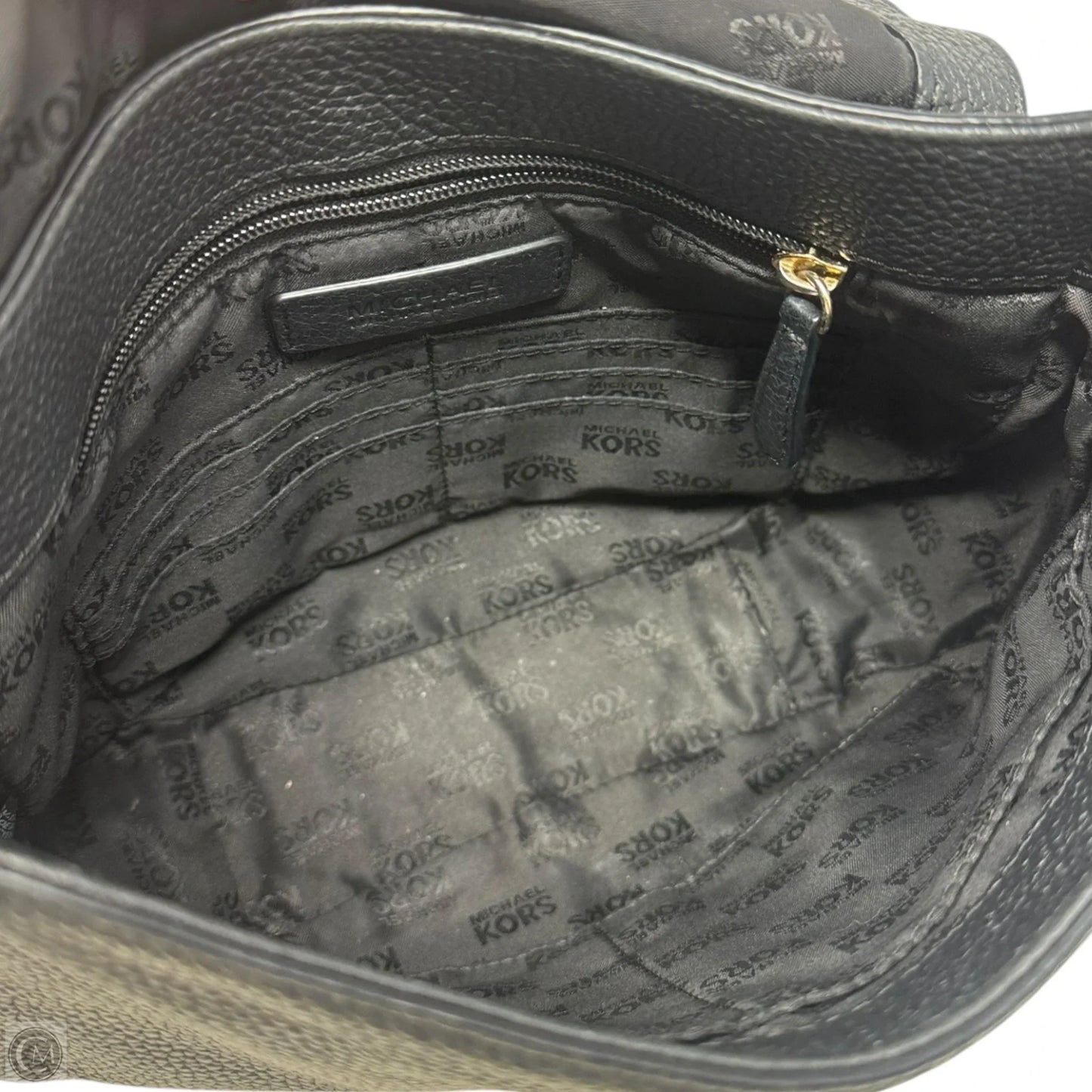 Hayes Studded Messenger Crossbody Designer By Michael Kors, Size: Medium