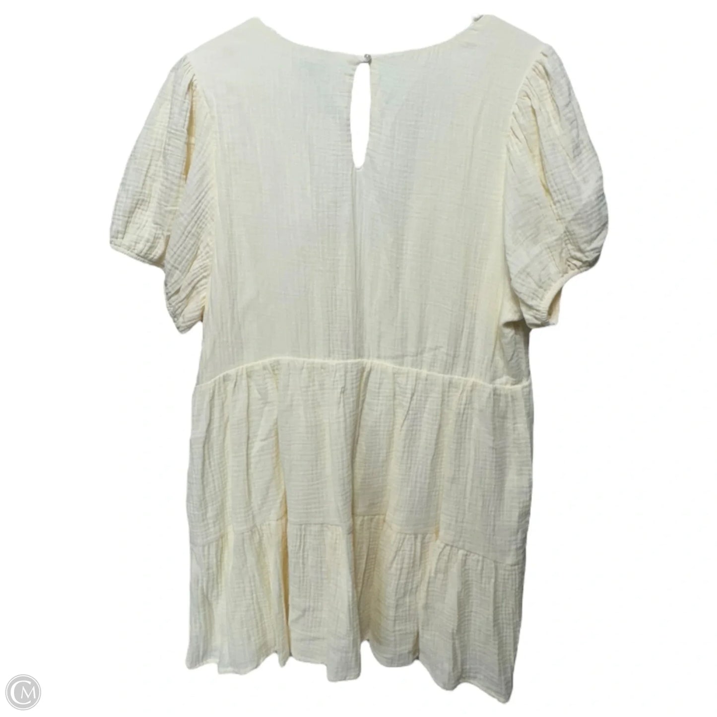 Dress Casual Short By True Craft In Cream, Size: 2x