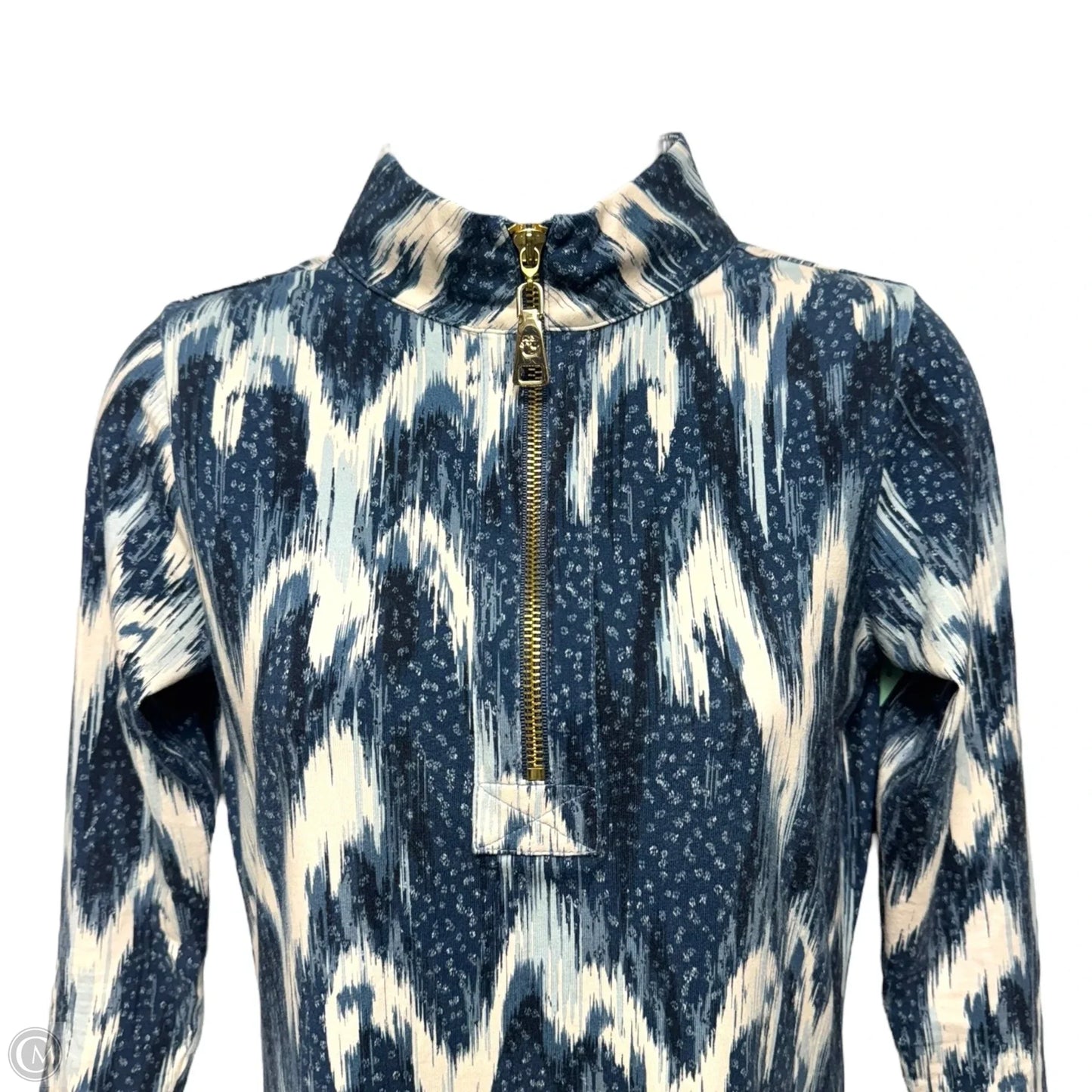 Nora Half-Zip Dress By Spartina In Kalalanta Ikat Dot, Size: XXS