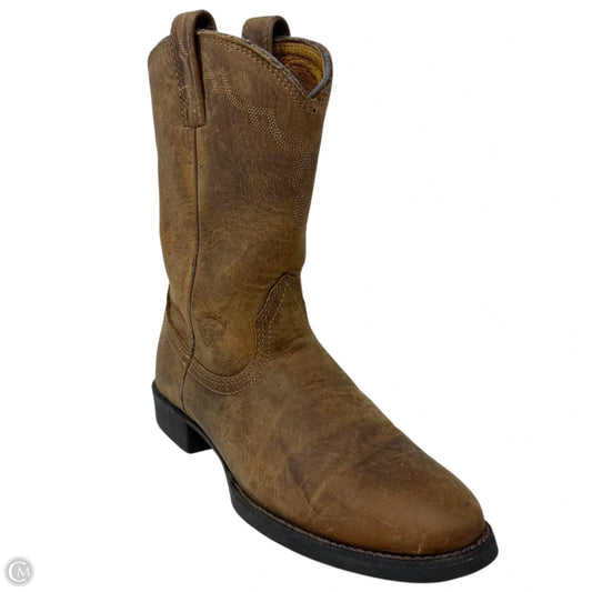 Heritage Roper Boots Western By Ariat In Brown, Size: 6.5