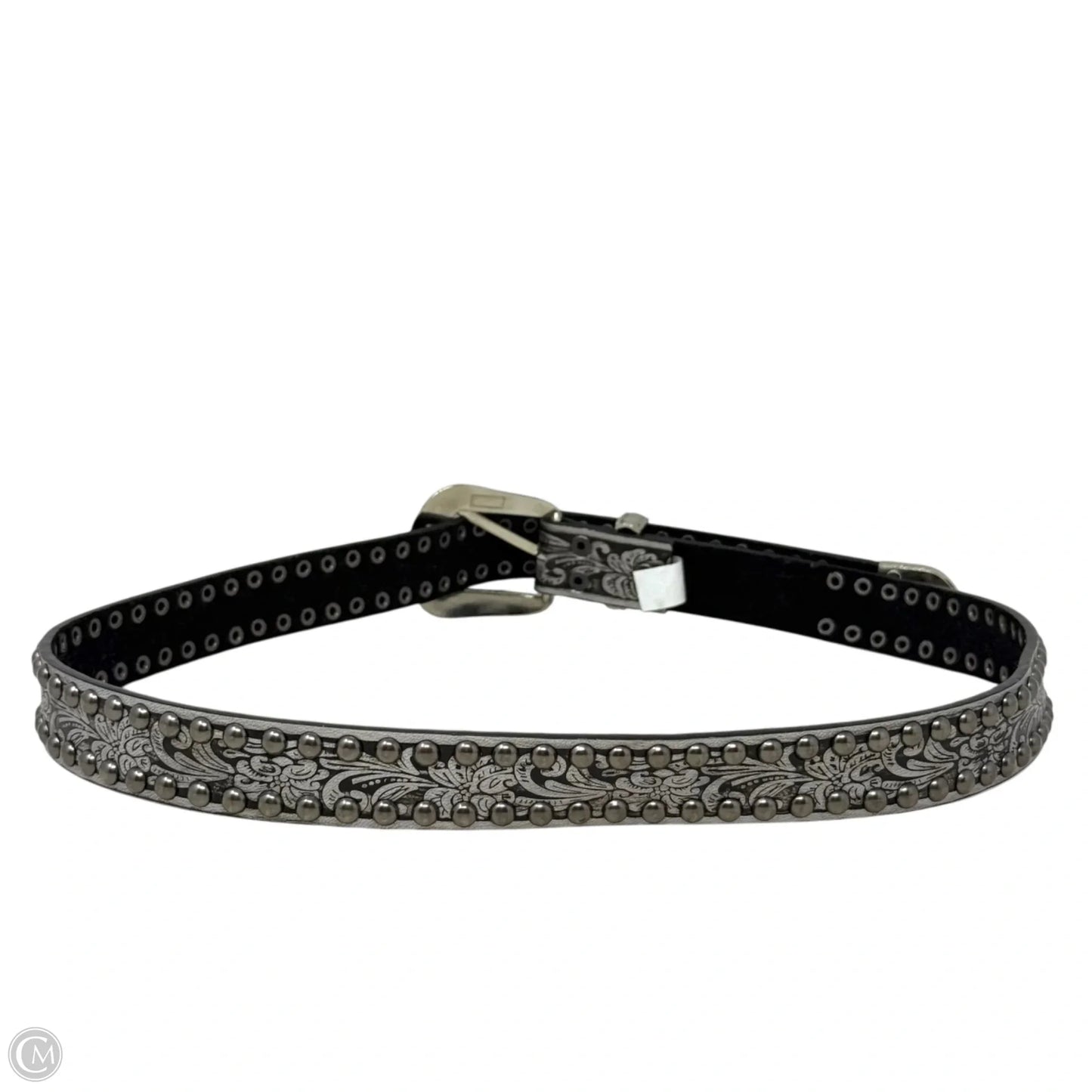 Customizable Fit Rivet Studded Faux Leather Western Style Belt
