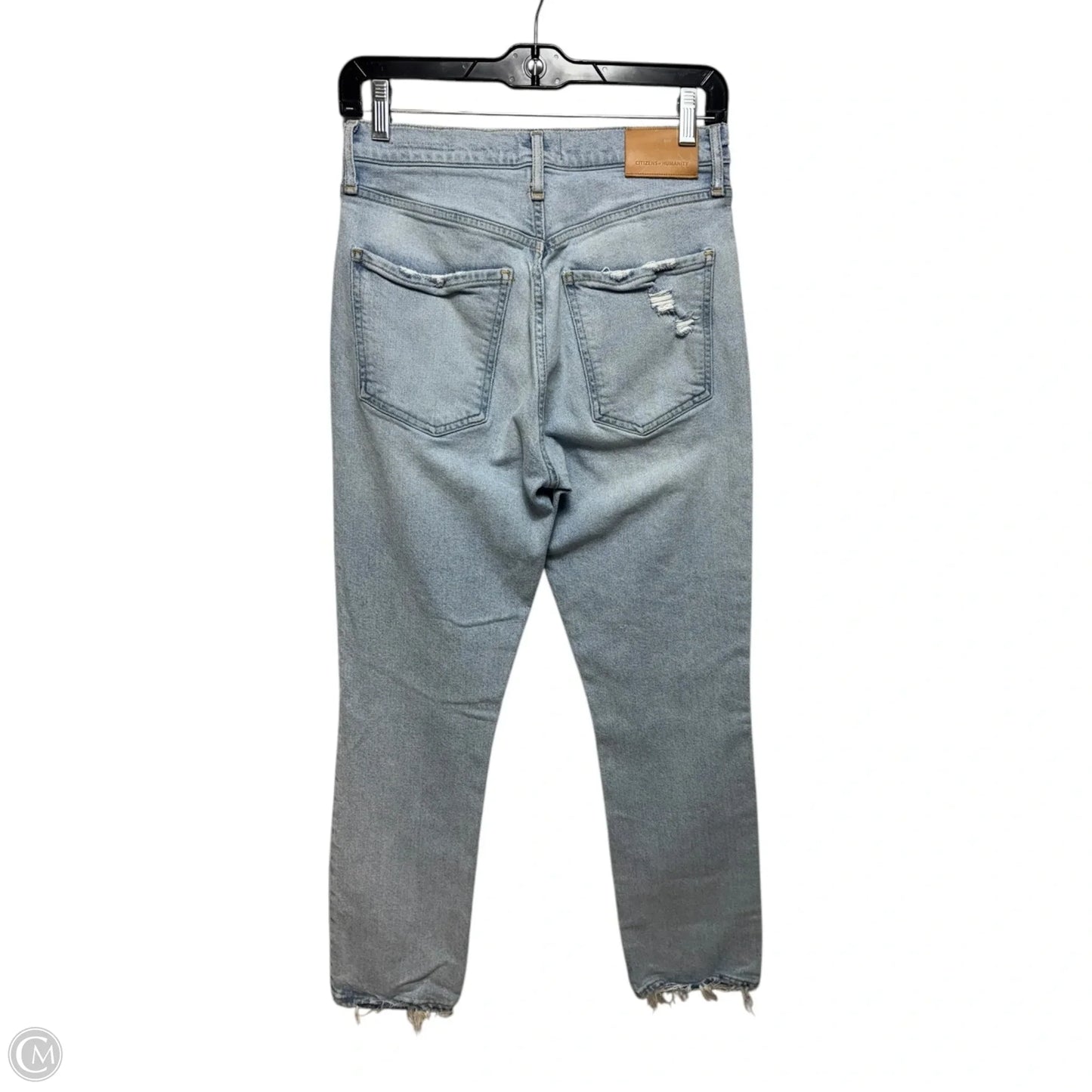 Jeans Straight By Citizens Of Humanity In Blue Denim, Size: 4