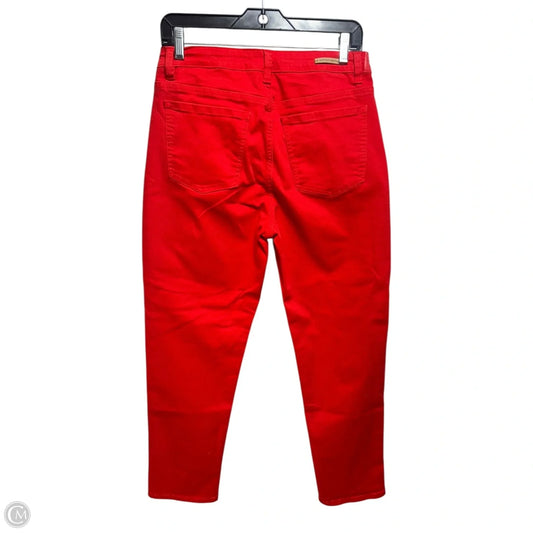 Jeans Straight By Soft Surroundings In Red, Size: 8