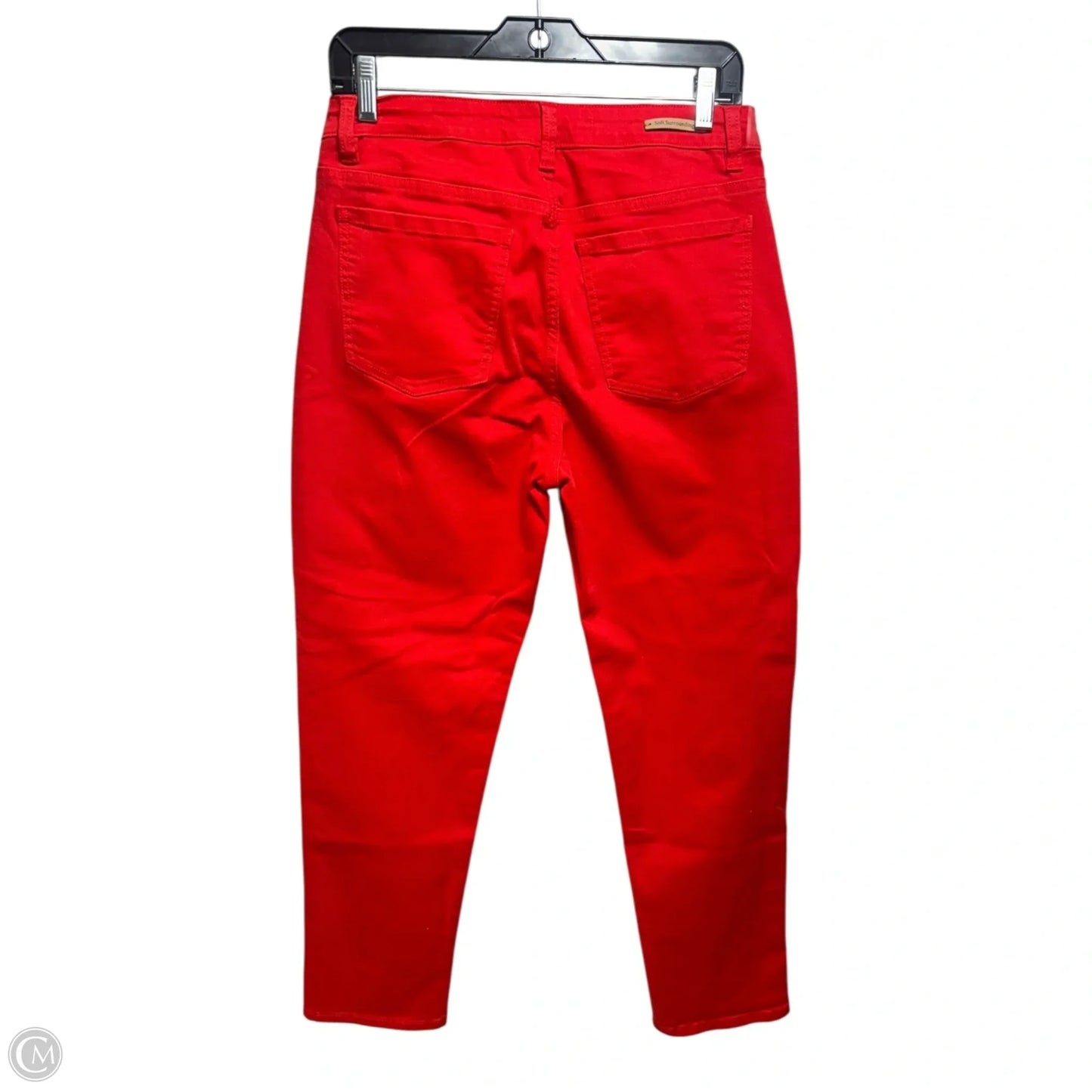 Jeans Straight By Soft Surroundings In Red, Size: 8