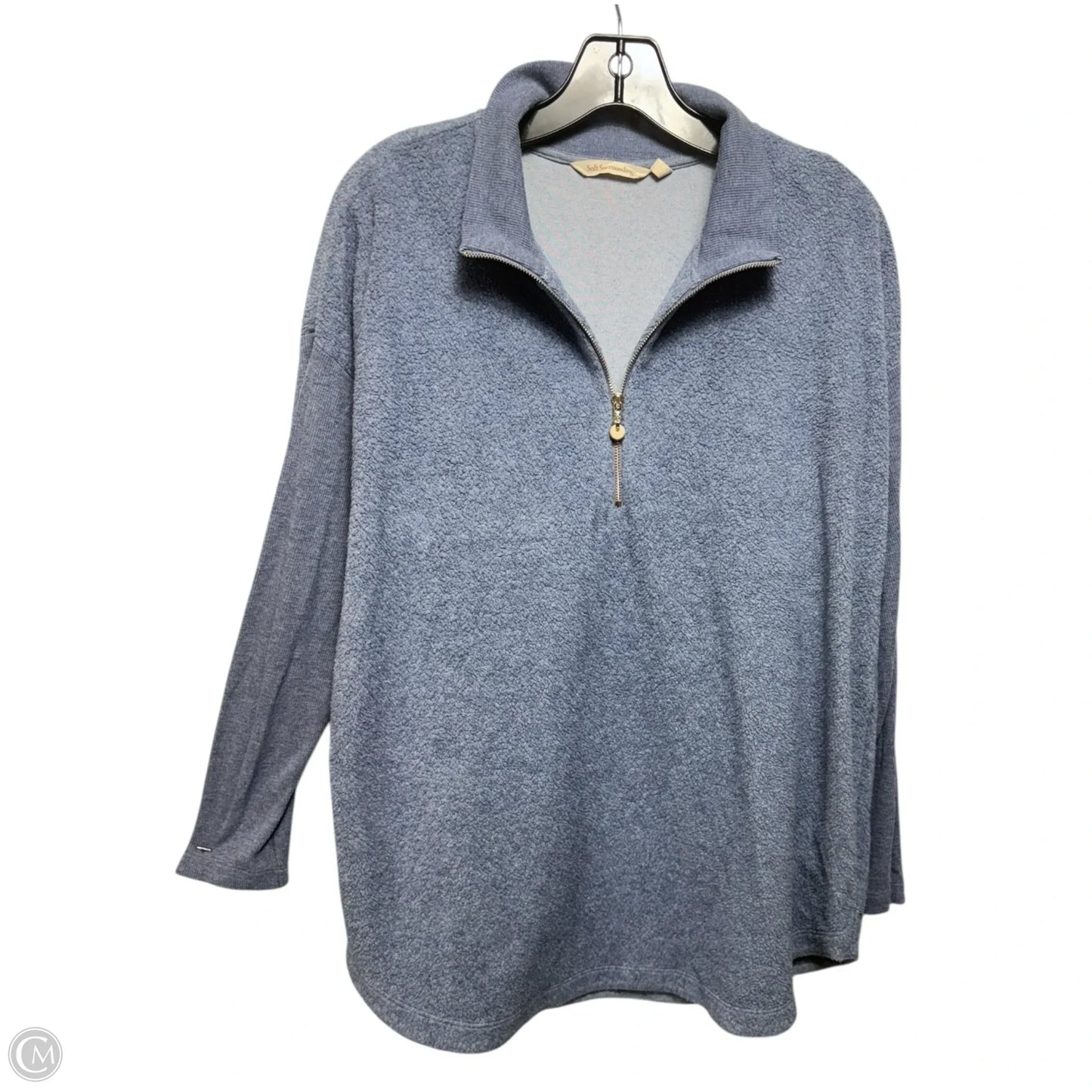 Top Long Sleeve By Soft Surroundings In Blue, Size: M