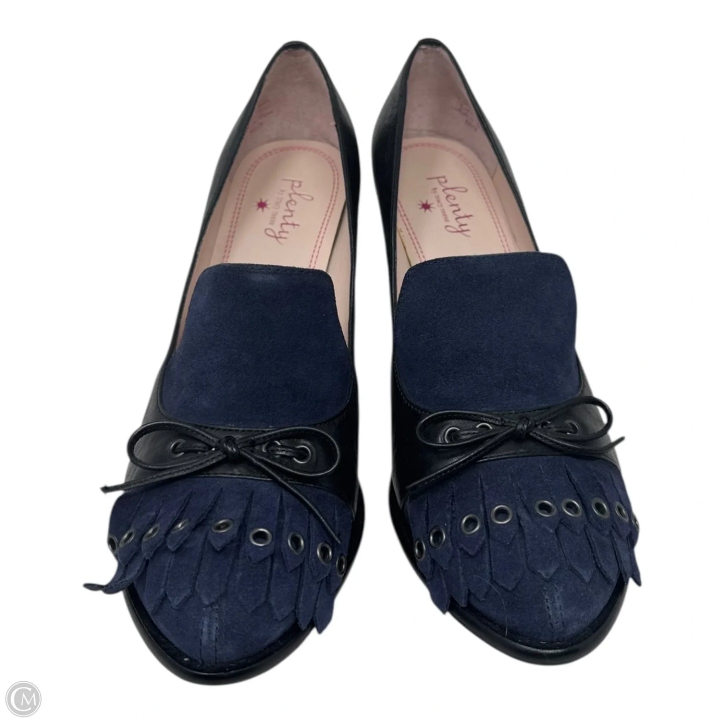 Gilda Heeled Loafers By Tracy Reese In Black & Blue, Size: 6.5