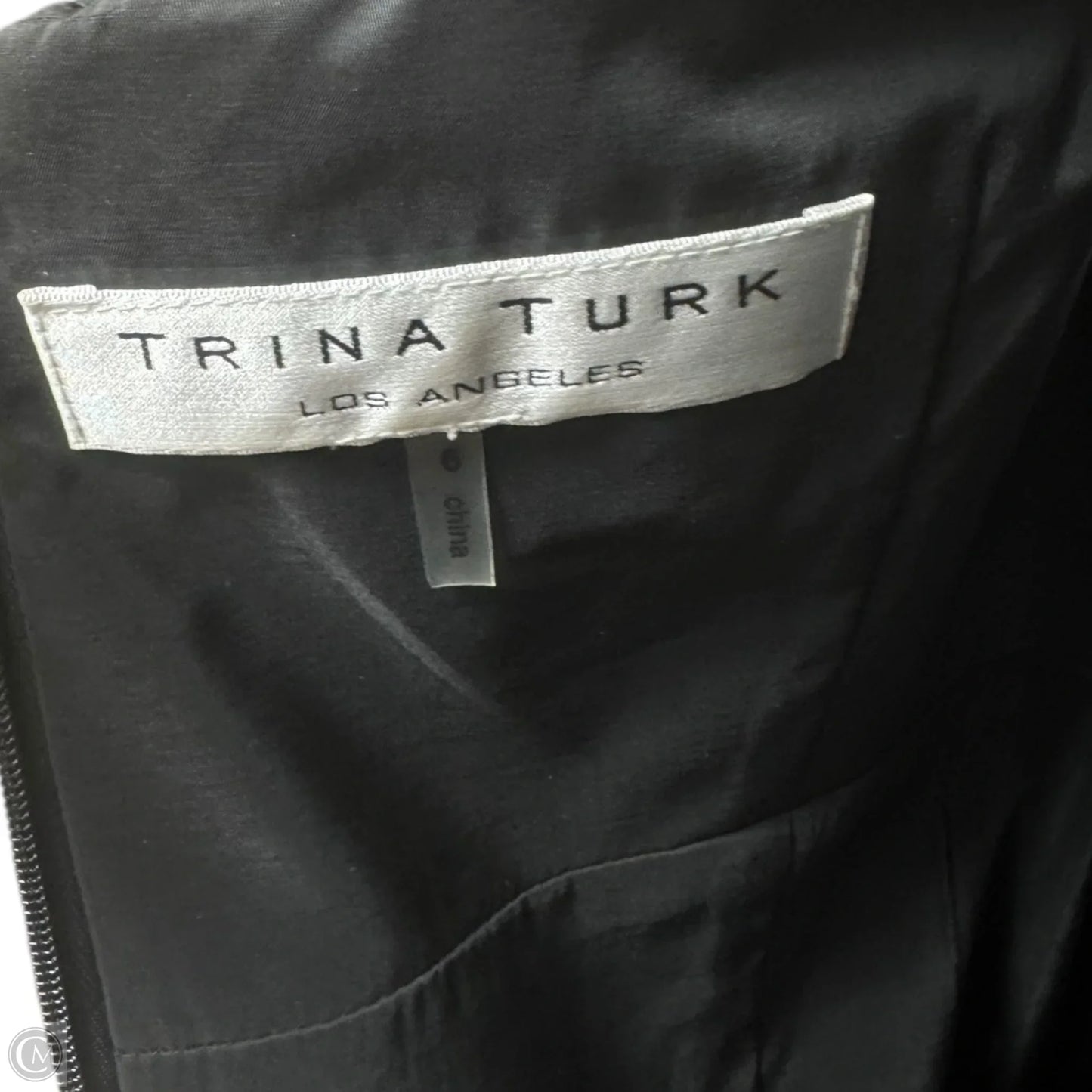 Serafina Sheath Silk Blend Dress Casual Short By Trina Turk In Black, Size: 6