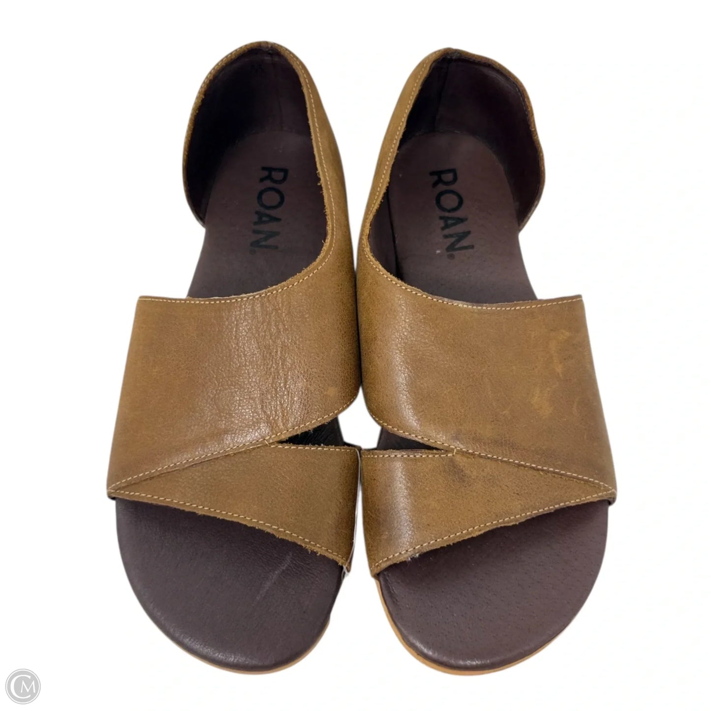 Irie ASYM Flat Sandals By Roan In Tan Brushed, Size: 8