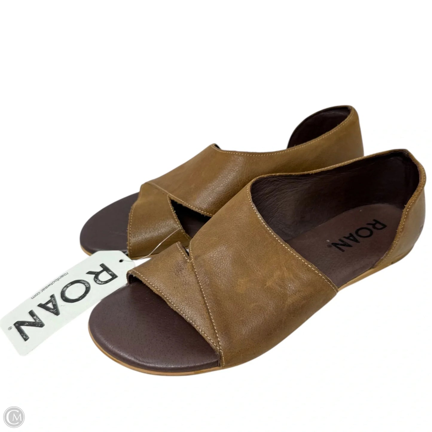 Irie ASYM Flat Sandals By Roan In Tan Brushed, Size: 8