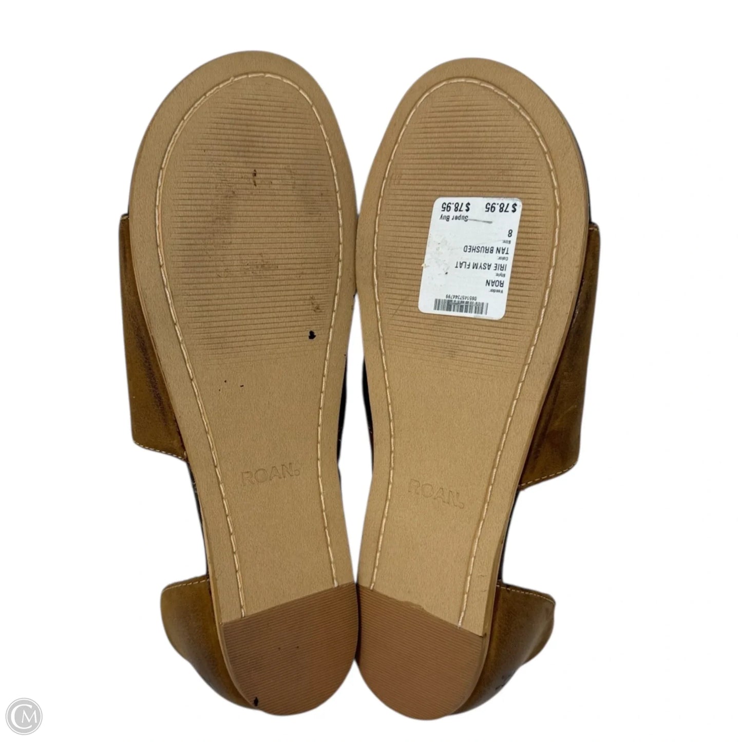 Irie ASYM Flat Sandals By Roan In Tan Brushed, Size: 8