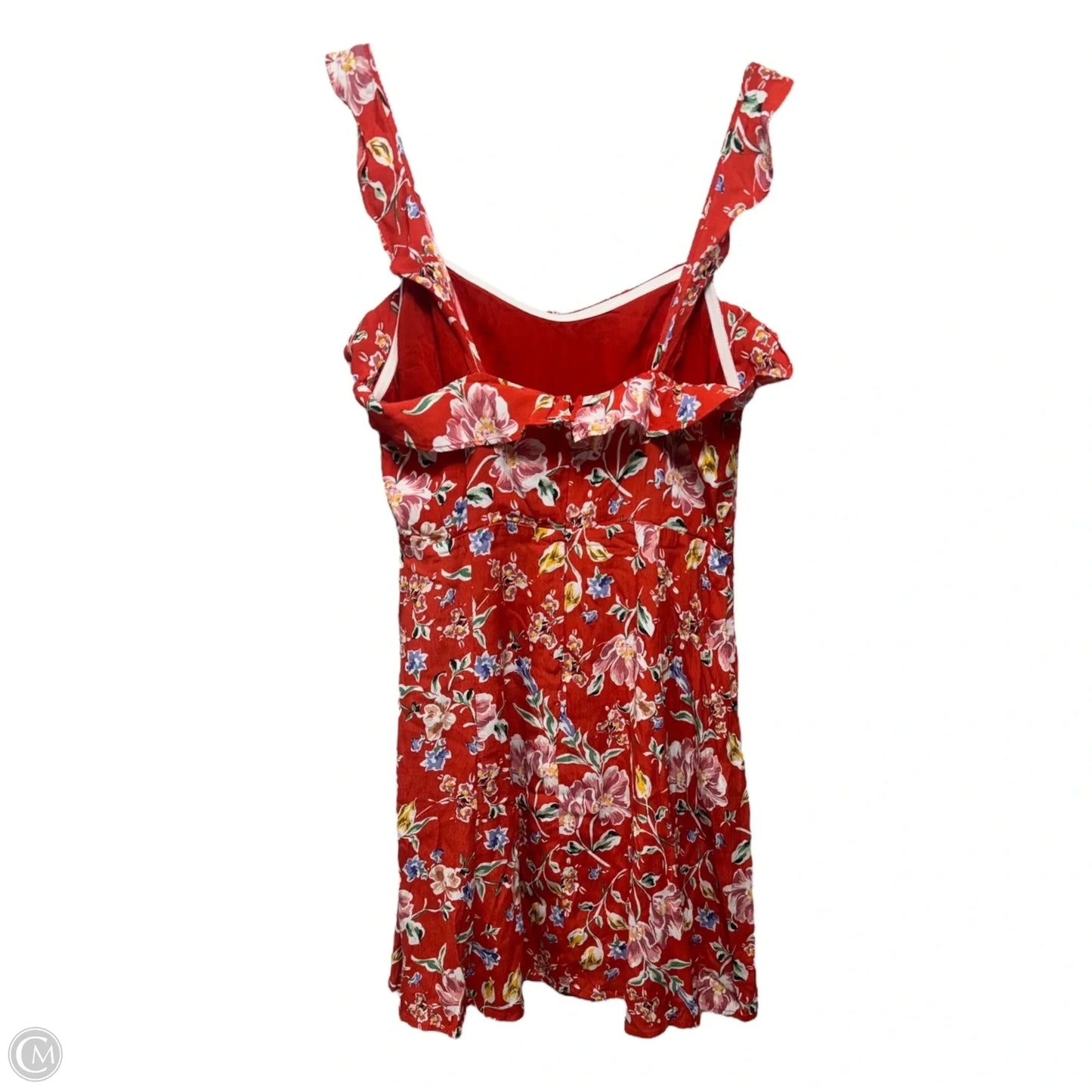 Ruffle Floral Minidress By Astr The Label In Floral Print, Size: M