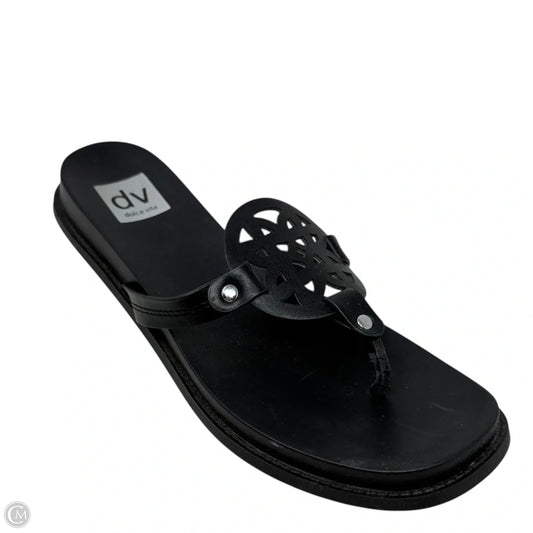 Sandals Flip Flops By Dolce Vita In Black, Size: 8.5