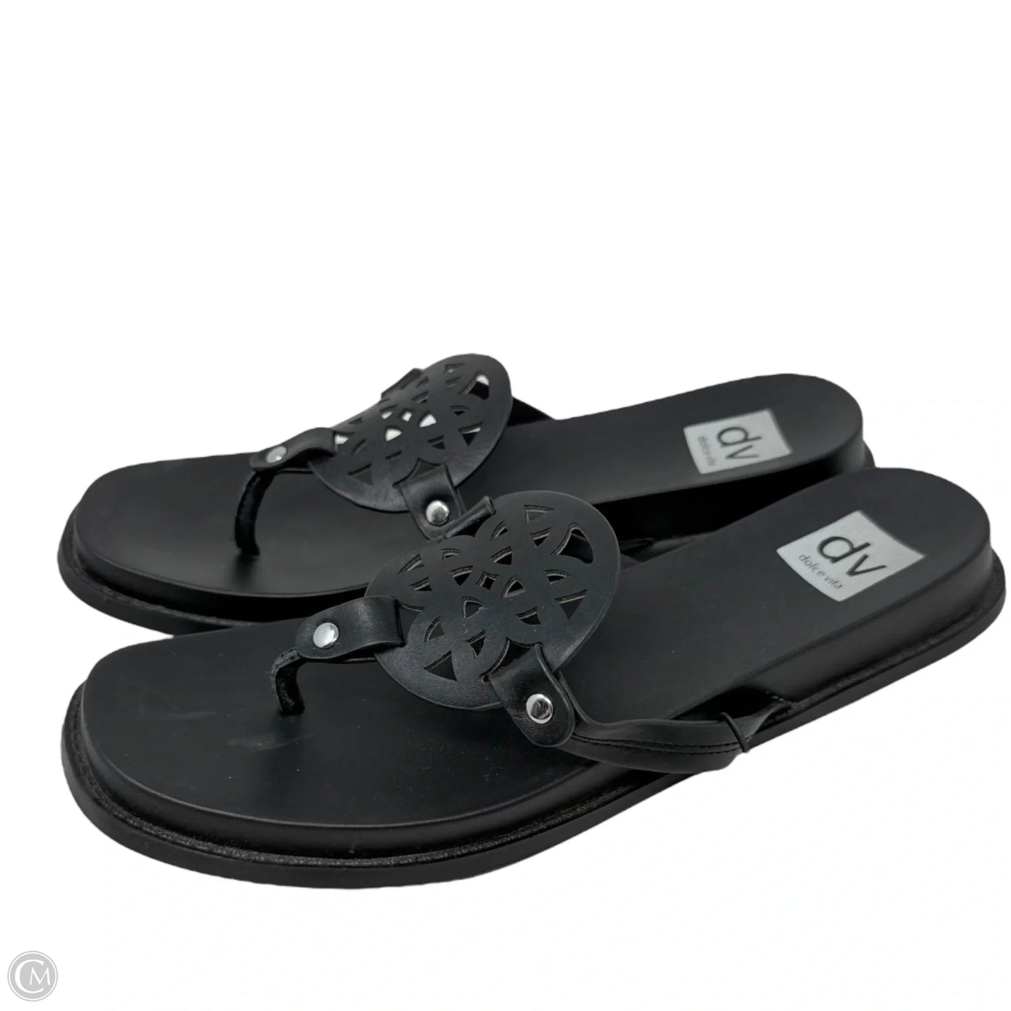 Sandals Flip Flops By Dolce Vita In Black, Size: 8.5