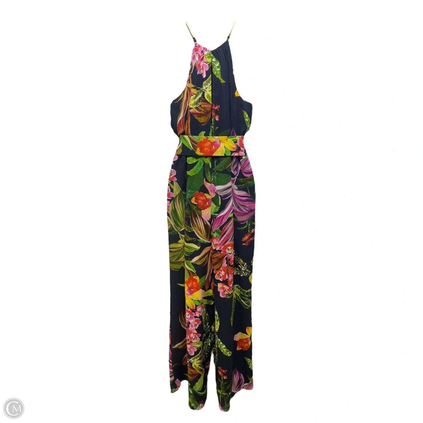 Jungle Silk Jumpsuit By Trina Turk In Floral Print, Size: XS