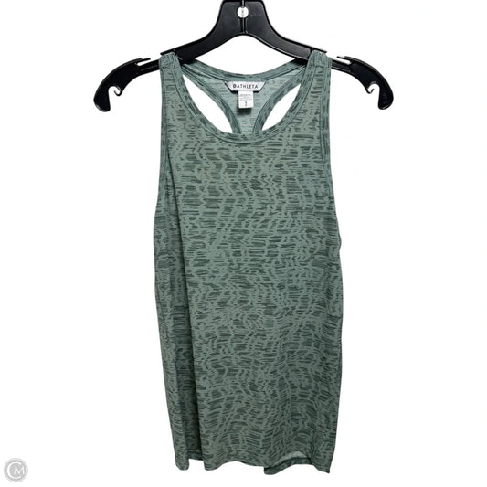 Athletic Tank Top By Athleta In Green, Size: S