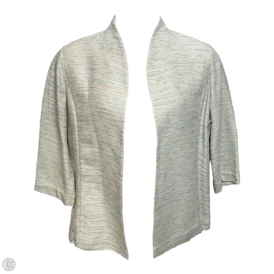 Silk Blend Blazer By Misook In Multi-colored, Size: M