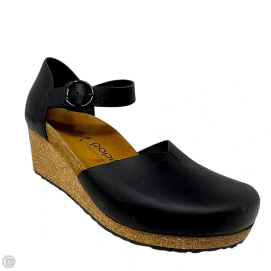 Mary Closed Toe Wedge By Papillio In Black, Size: 7