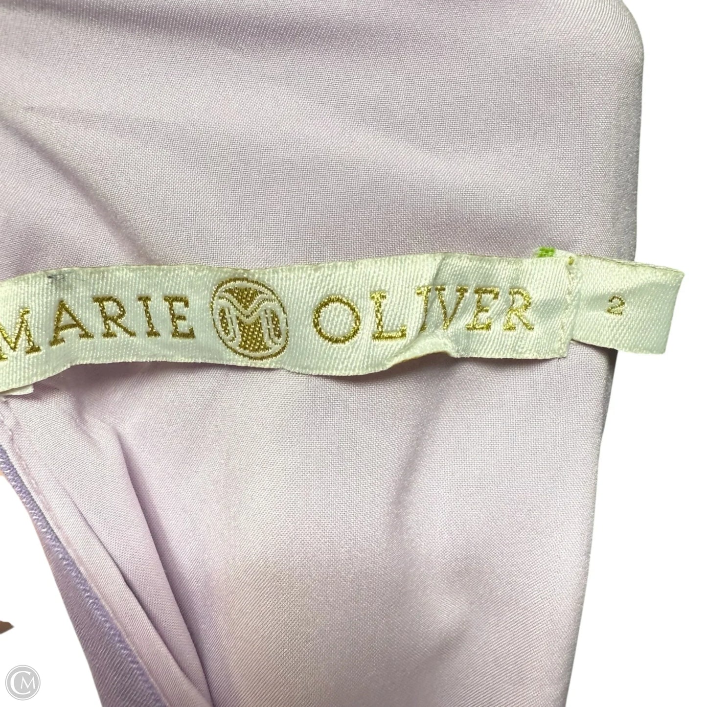 Marisol Linen Silk Dress By Marie Oliver In Aster Purple, Size: 2