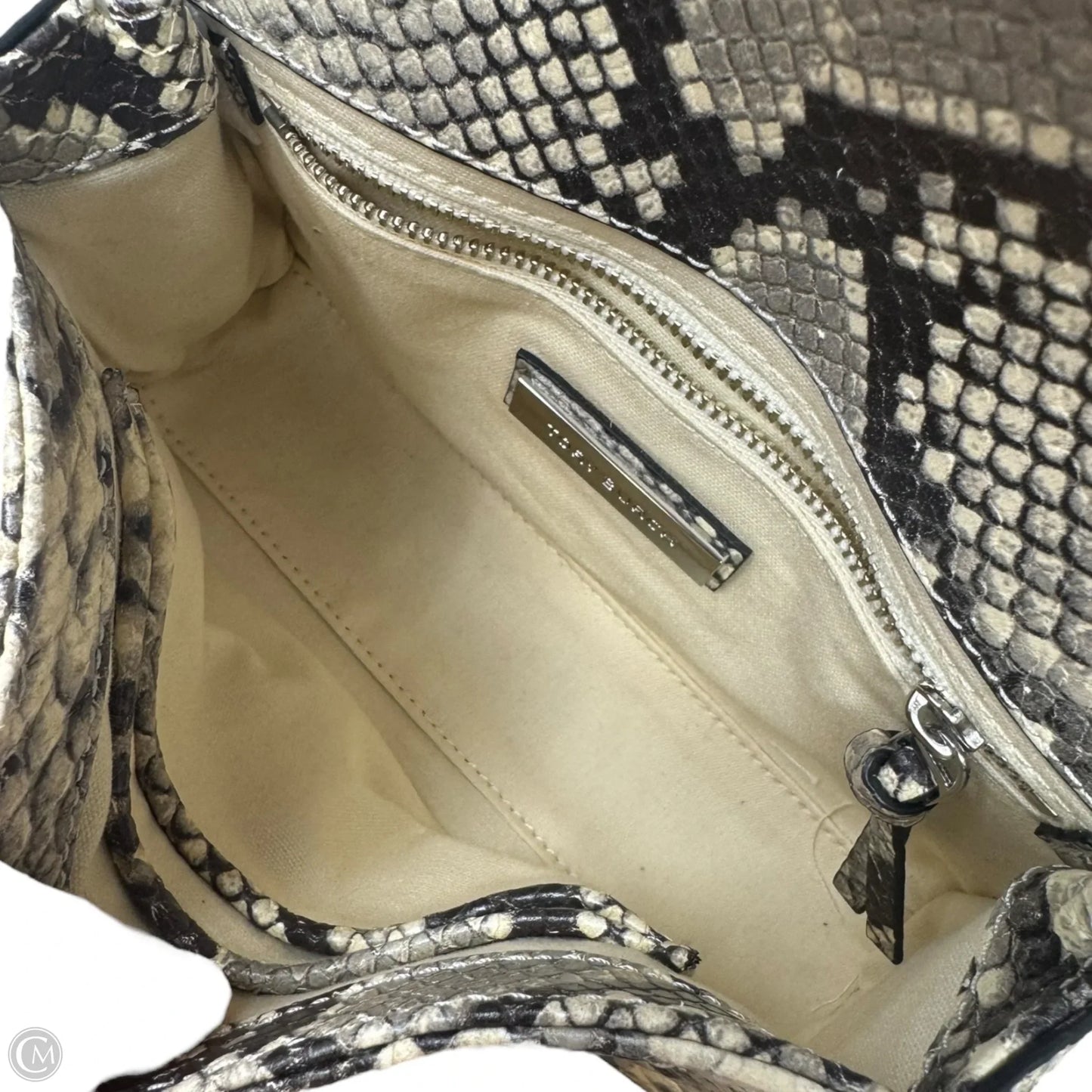 Fleming Tassel Convertible Handbag Designer By Tory Burch, Size: Medium