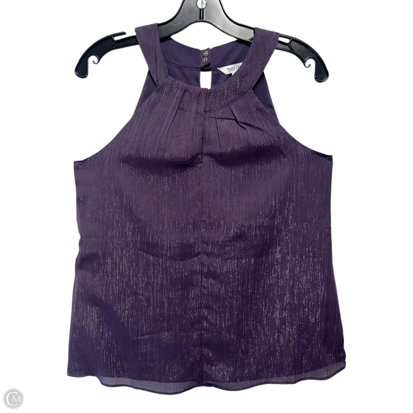 Top Sleeveless By White House Black Market In Purple, Size: 2