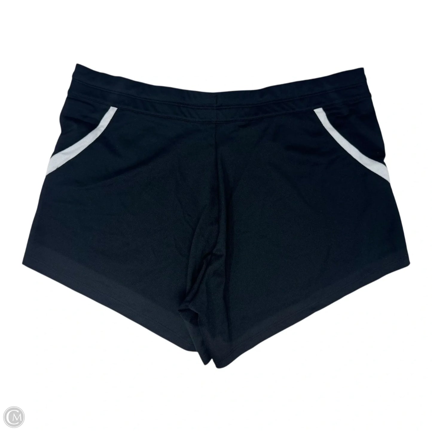 Athletic Shorts By Nike Apparel In Black & White, Size: Xl