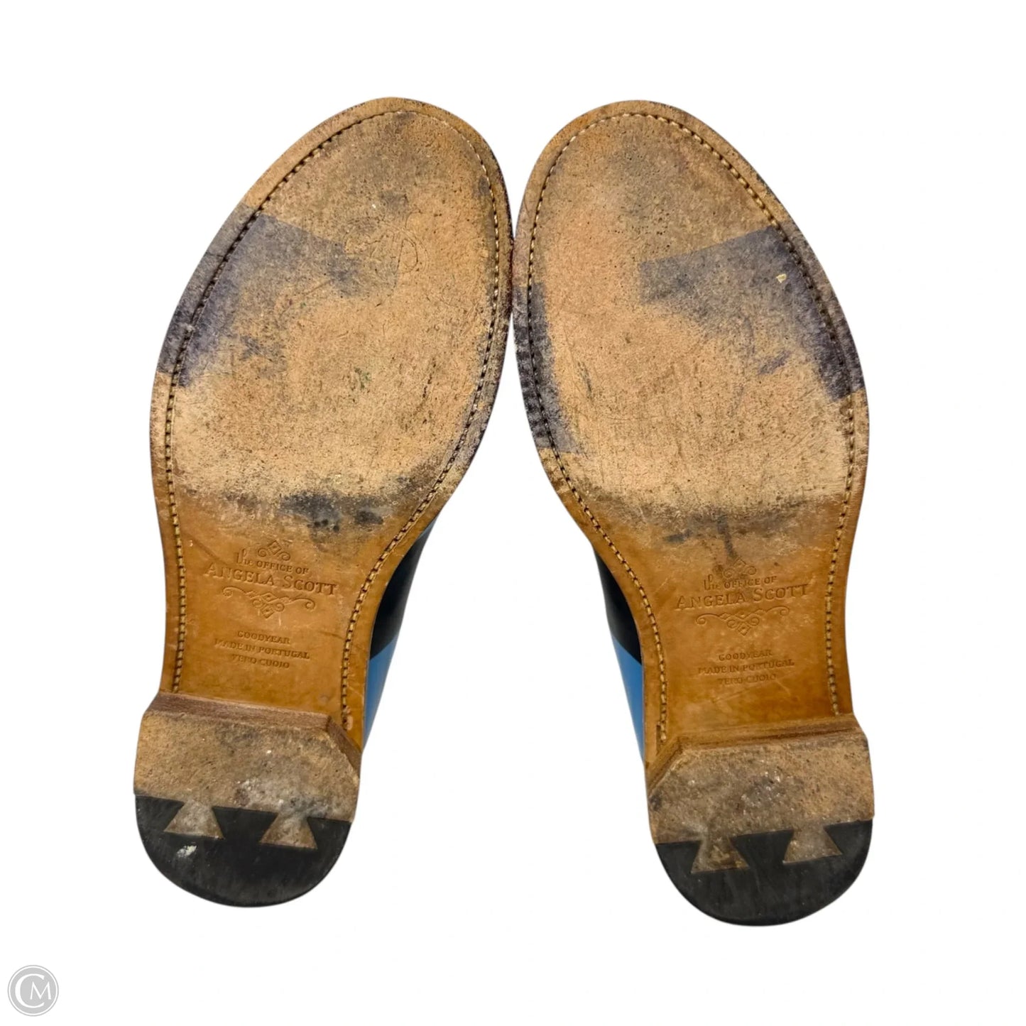 Mr. Smith Stripe Oxfords By The Office of Angela Scott In Striped Pattern, Size: 7